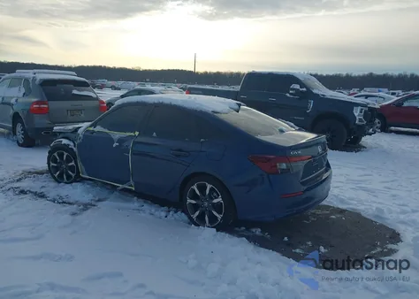 2025 Honda Civic Hybrid Sport/Sport Touring from USA, damaged, VIN 2HGFE4F85SH334573